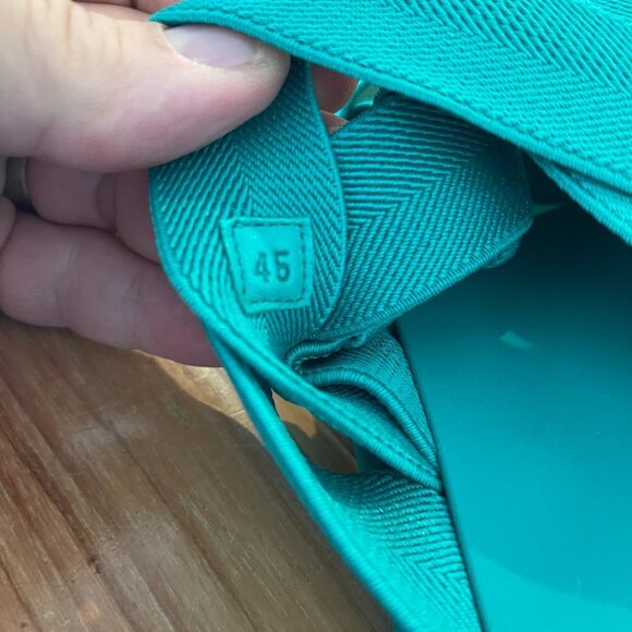 BOTTEGA VENETA 651402 Men's Slide Sandals Intrecciato Starfish Turquoise Blue - Picture 12 of 15